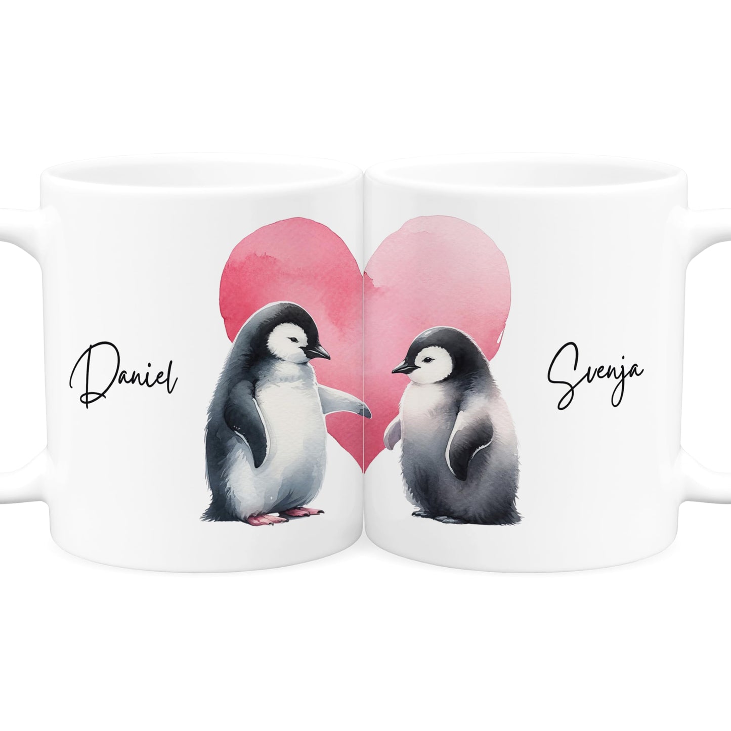 Pärchentassen Partnertassen für Paare personalisiert Tassen 2er Set Partner Geschenk Pärchen Hochzeitsgeschenk Verlobungsgeschenk Kaffeetassen aus Keramik 330 ml