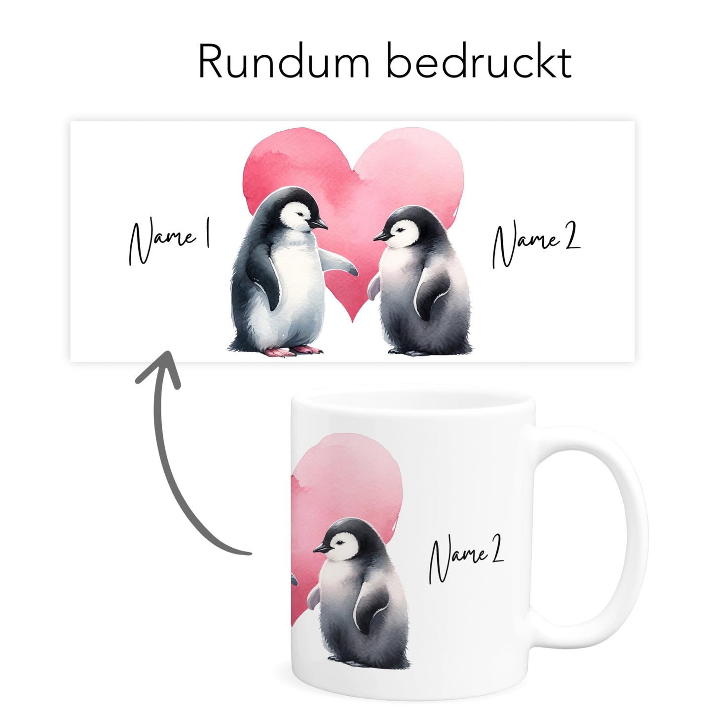 Pärchentassen Partnertassen für Paare personalisiert Tassen 2er Set Partner Geschenk Pärchen Hochzeitsgeschenk Verlobungsgeschenk Kaffeetassen aus Keramik 330 ml