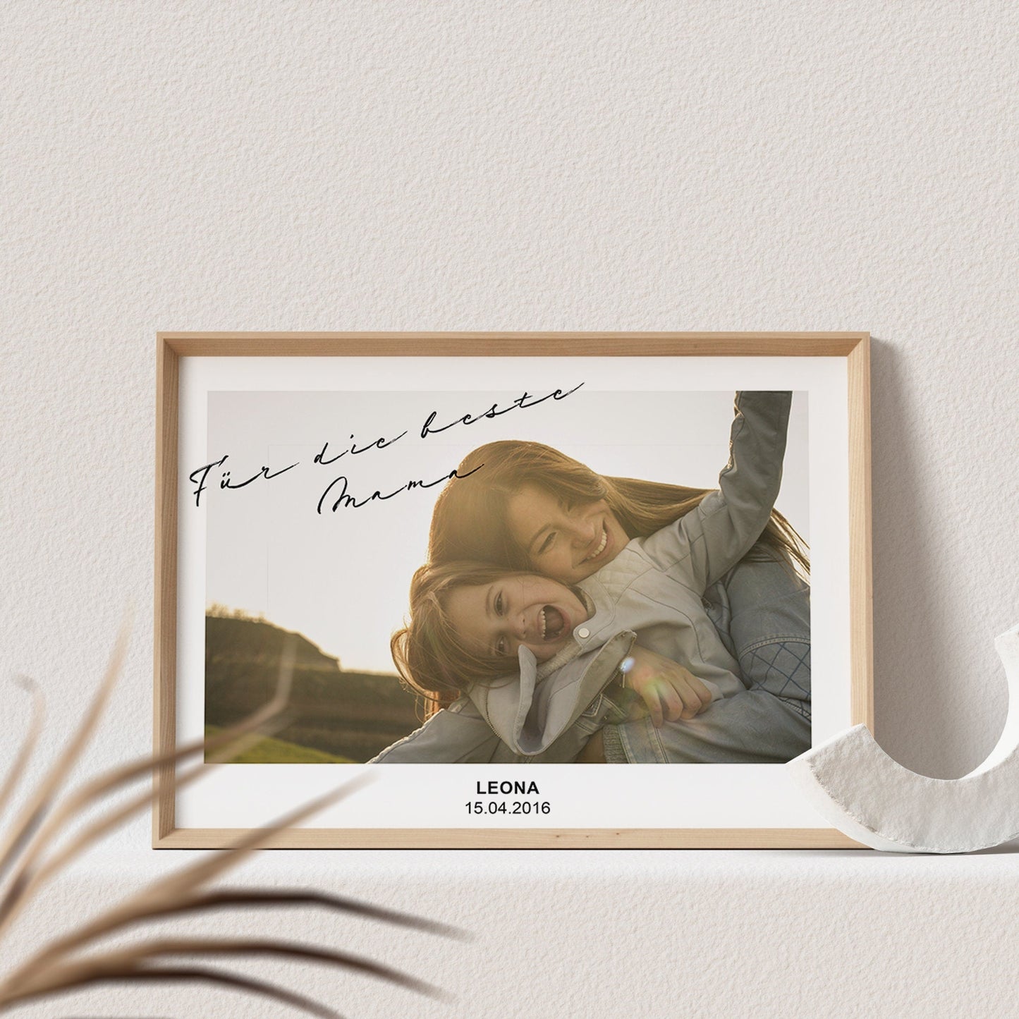 Geschenk Mama Personalisiert | Poster Mit Eigenem Foto & Spruch Personalisierbar