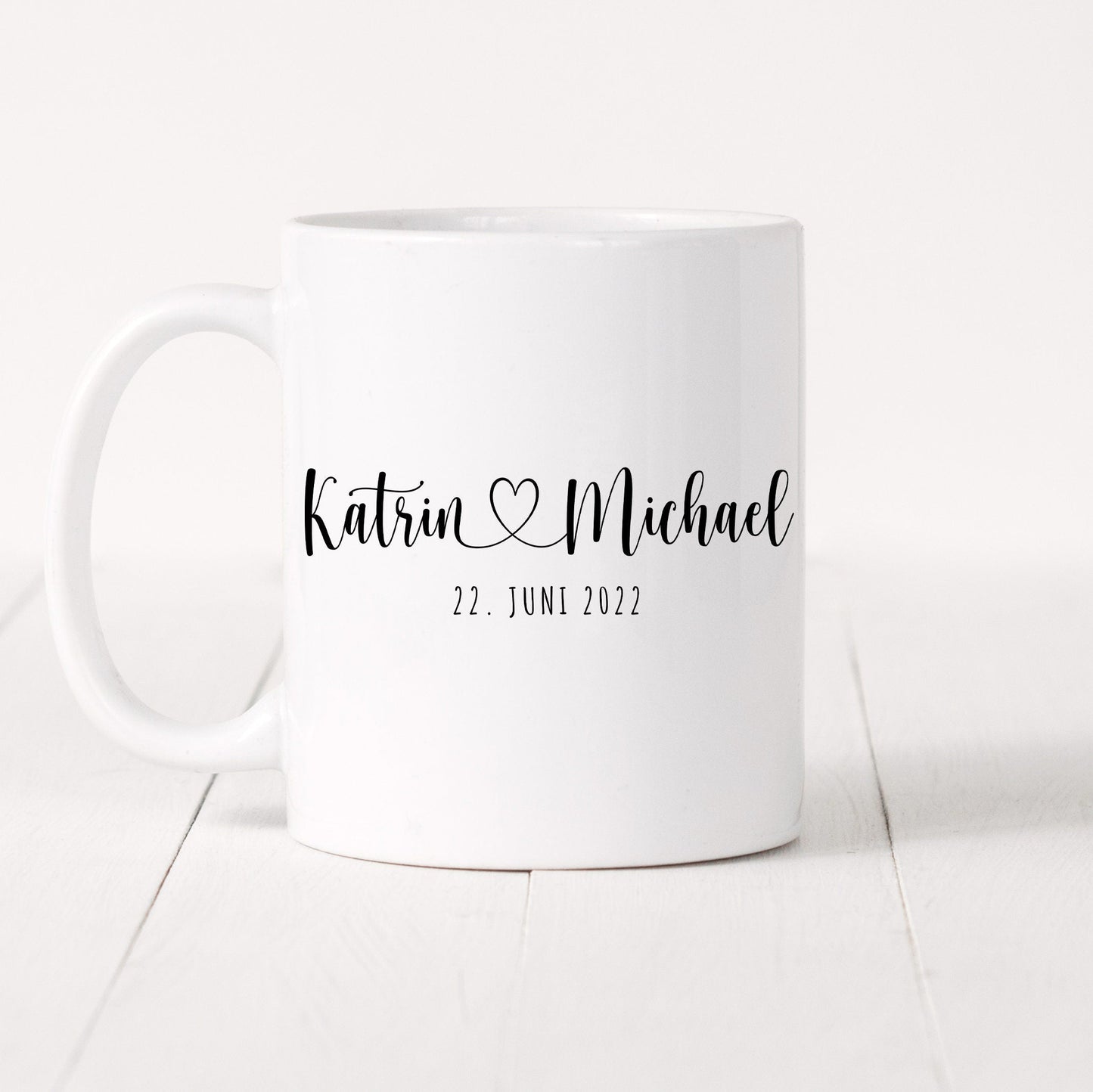 Hochzeit Tasse Personalisiert Bräutigam Braut Namen Brautpaar Hochzeitstag Hochzeitsgeschenk