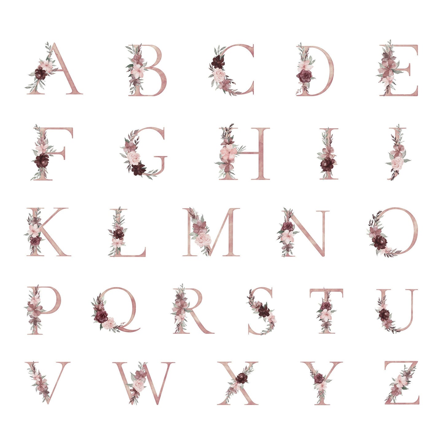 Emaille Tasse Personalisiert Buchstabe Name Blumen Namensgeschenk Becher