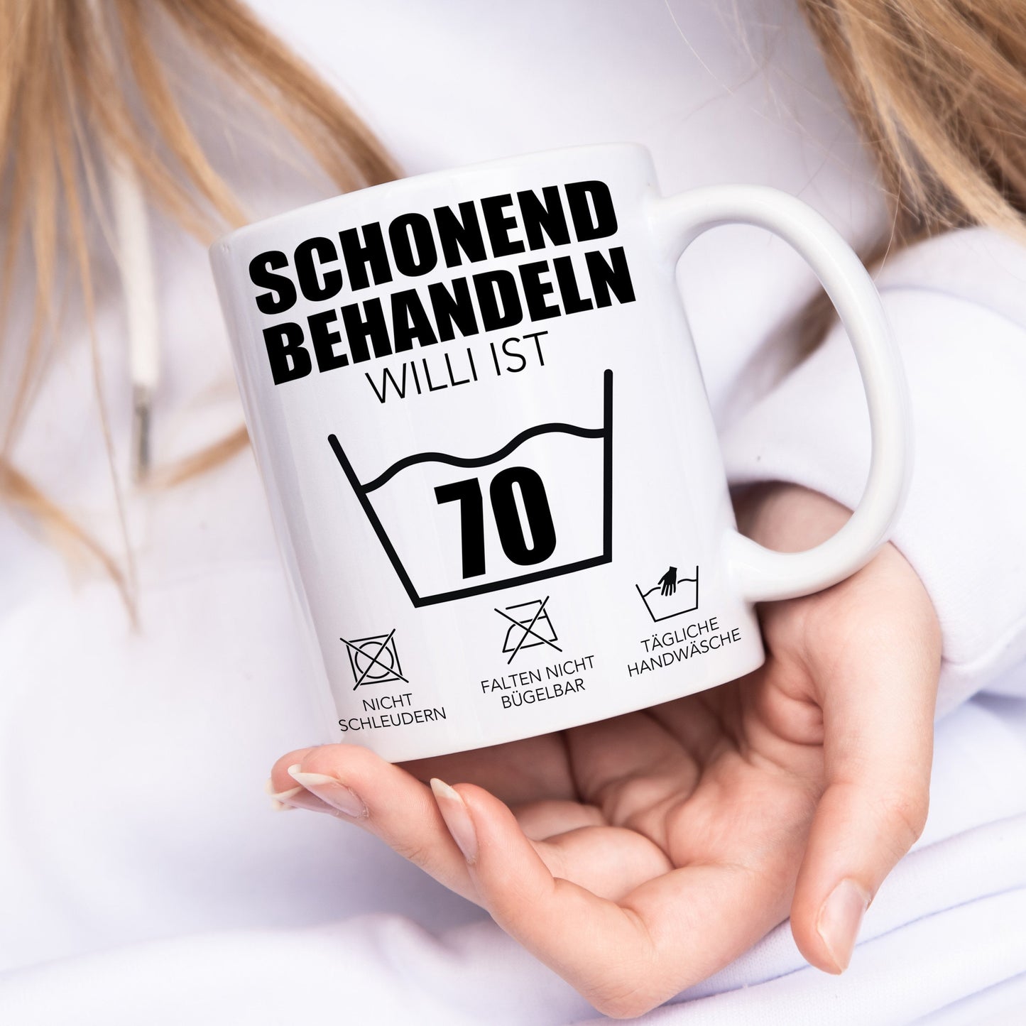 Schonend Behandeln 70 Tasse personalisiert 70. Geburtstag Geschenk Mann Frau Geburtstagsgeschenk runder Geburtstag 70 Jahre