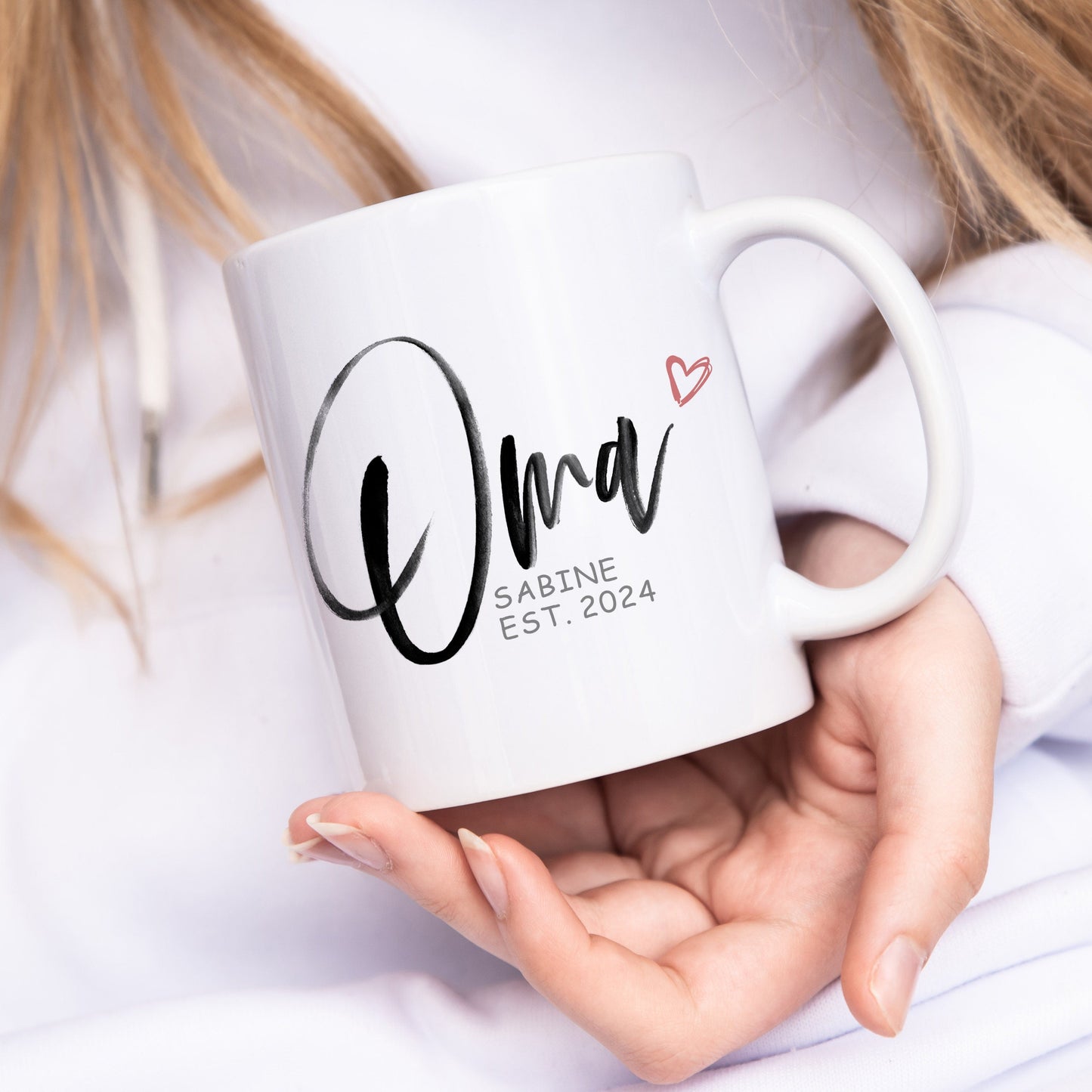 Schwangerschaft verkünden Oma Opa Tassen Paar personalisiert Werdende Großeltern Geschenk