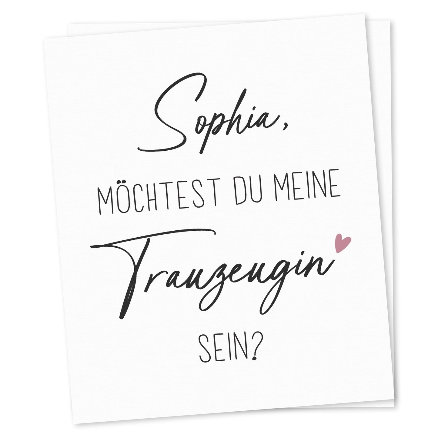 Möchtest du meine Trauzeugin sein Weinetikett personalisiert Trauzeugen fragen Geschenk Wein Etikett selbstklebend 2 Stk. | 10x12 cm