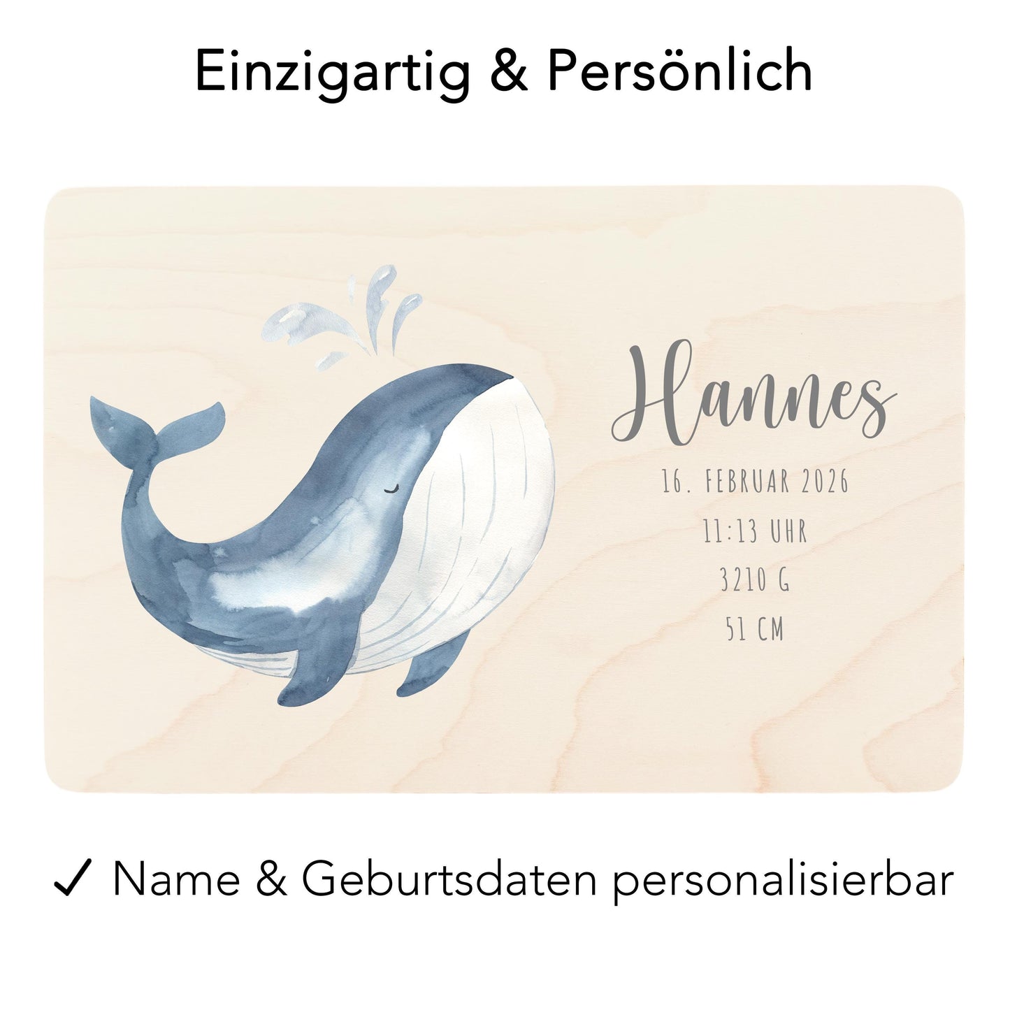 Erinnerungskiste Baby Holzkiste personalisierte Erinnerungsbox Wahl Geschenk Geburt Geburtsgeschenk 30x20x13 cm