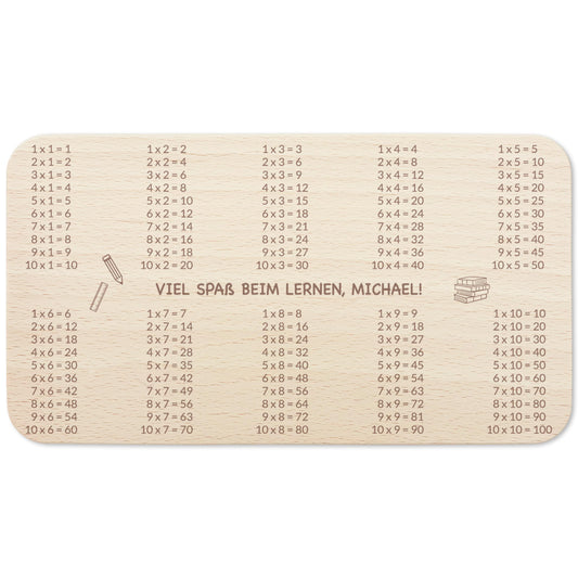 Frühstücksbrettchen Geschenk zur Einschulung personalisiert Schulanfang Holzbrett für Kinder Einschulungsgeschenk Frühstücksbrett mit Gravur