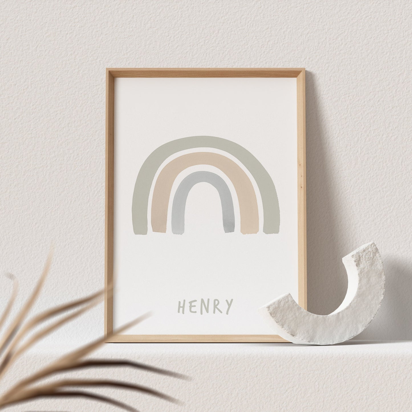 Regenbogen Poster Junge Rainbow Name Personalisierbar Kinderzimmer Babyzimmer Geburtsposter Geburtstagsgeschenk Kinderposter Geburtstag