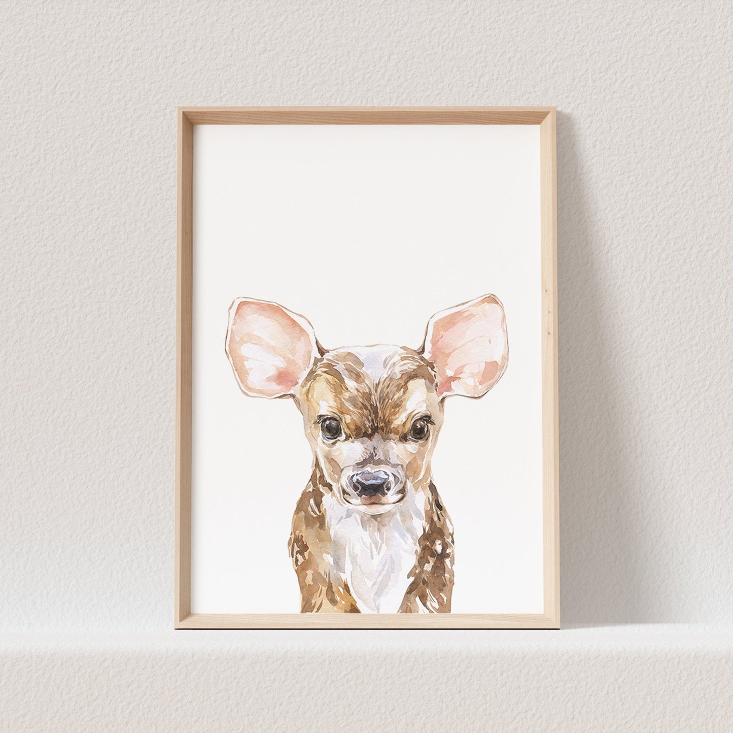 Rehkitz Poster Waldtiere Tiere Reh Baby Kinderzimmer Babyzimmer Bild