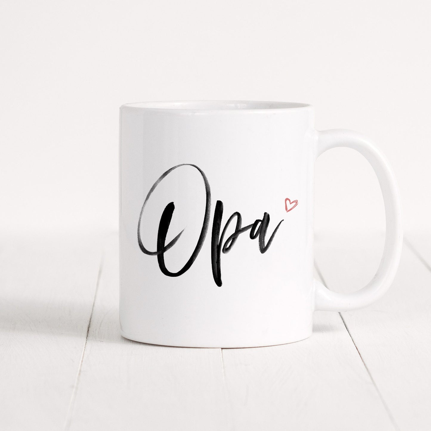 Opa Tasse Keramik Herz Großvater Geschenk