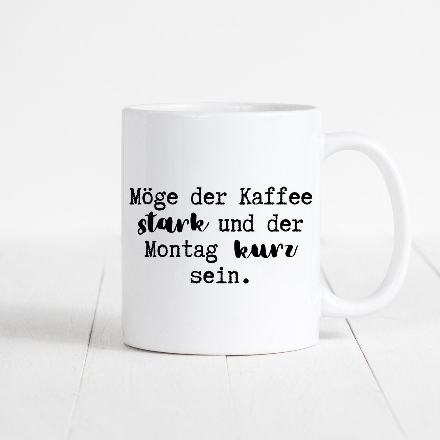 Kaffee Tasse Kaffeebecher Kaffeetasse Lustiger Spruch Montag Arbeit Büro Geschenk