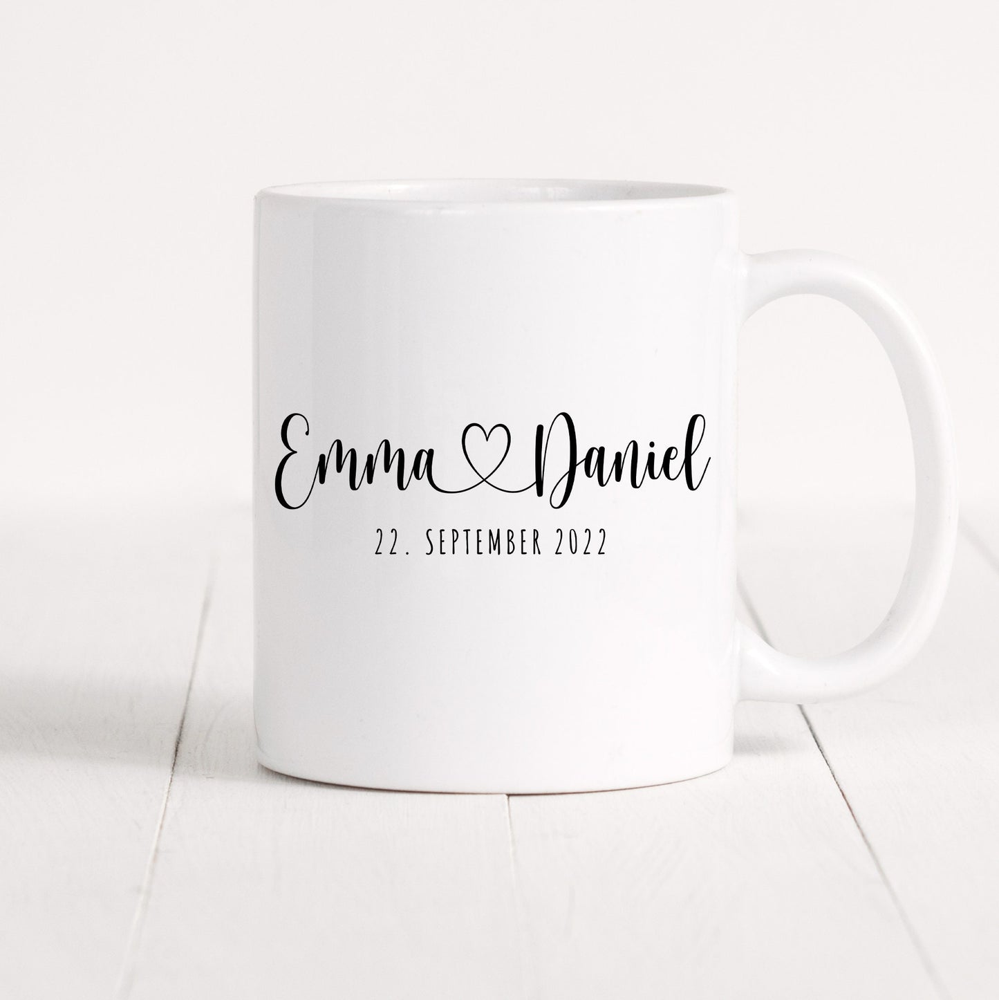Hochzeit Tasse Personalisiert Bräutigam Braut Namen Brautpaar Hochzeitstag Hochzeitsgeschenk
