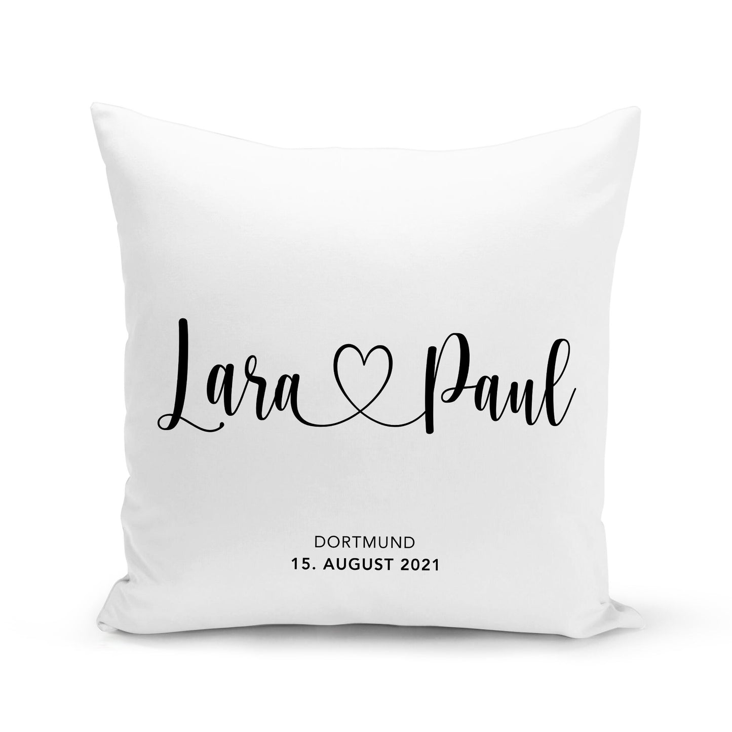 Hochzeitskissen Personalisiert Kissen Liebeskissen Liebe Geschenk Hochzeitstag Jahrestag Hochzeitsgeschenk