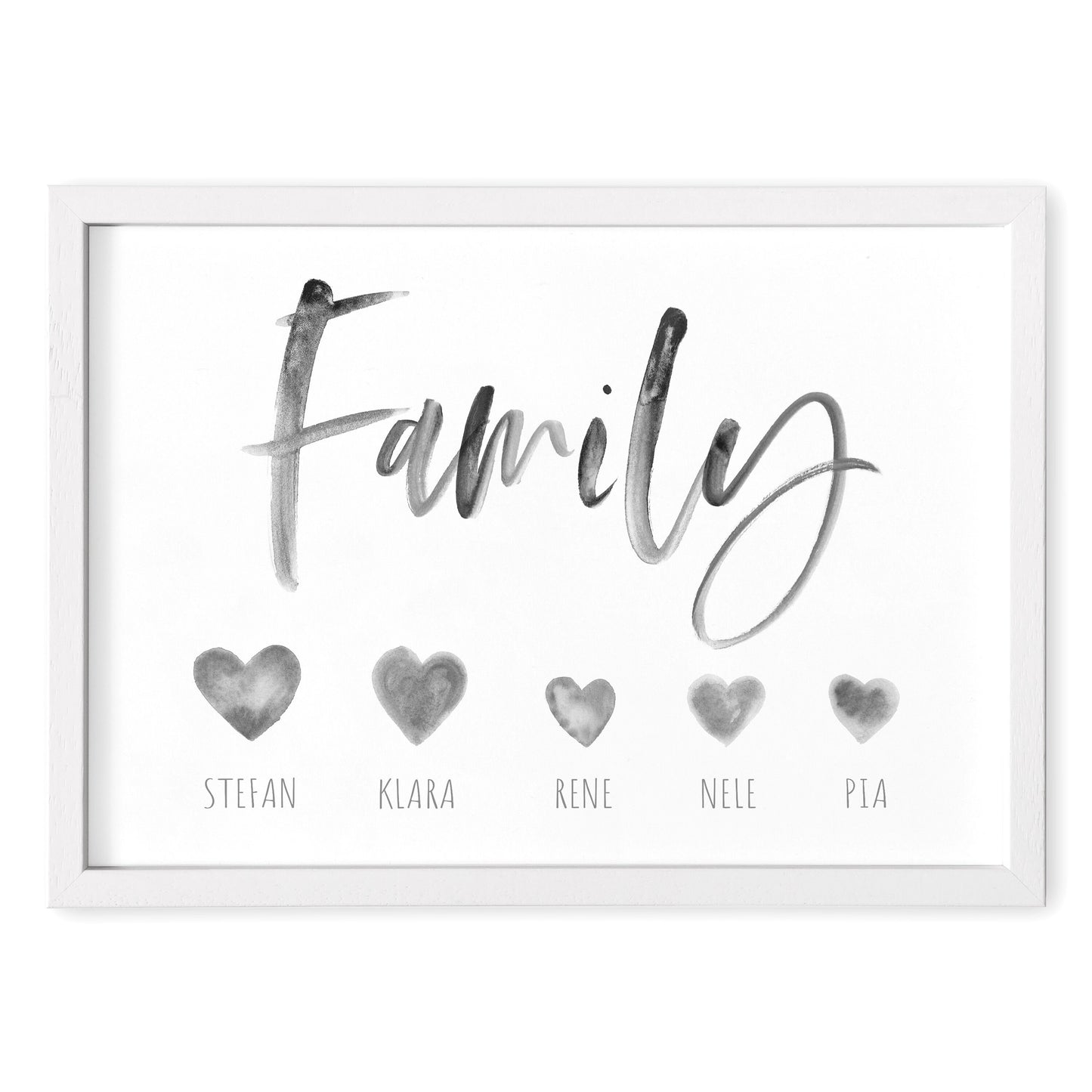 Familienposter Familie Poster Family Personalisiertes Geschenk Für Die Familie