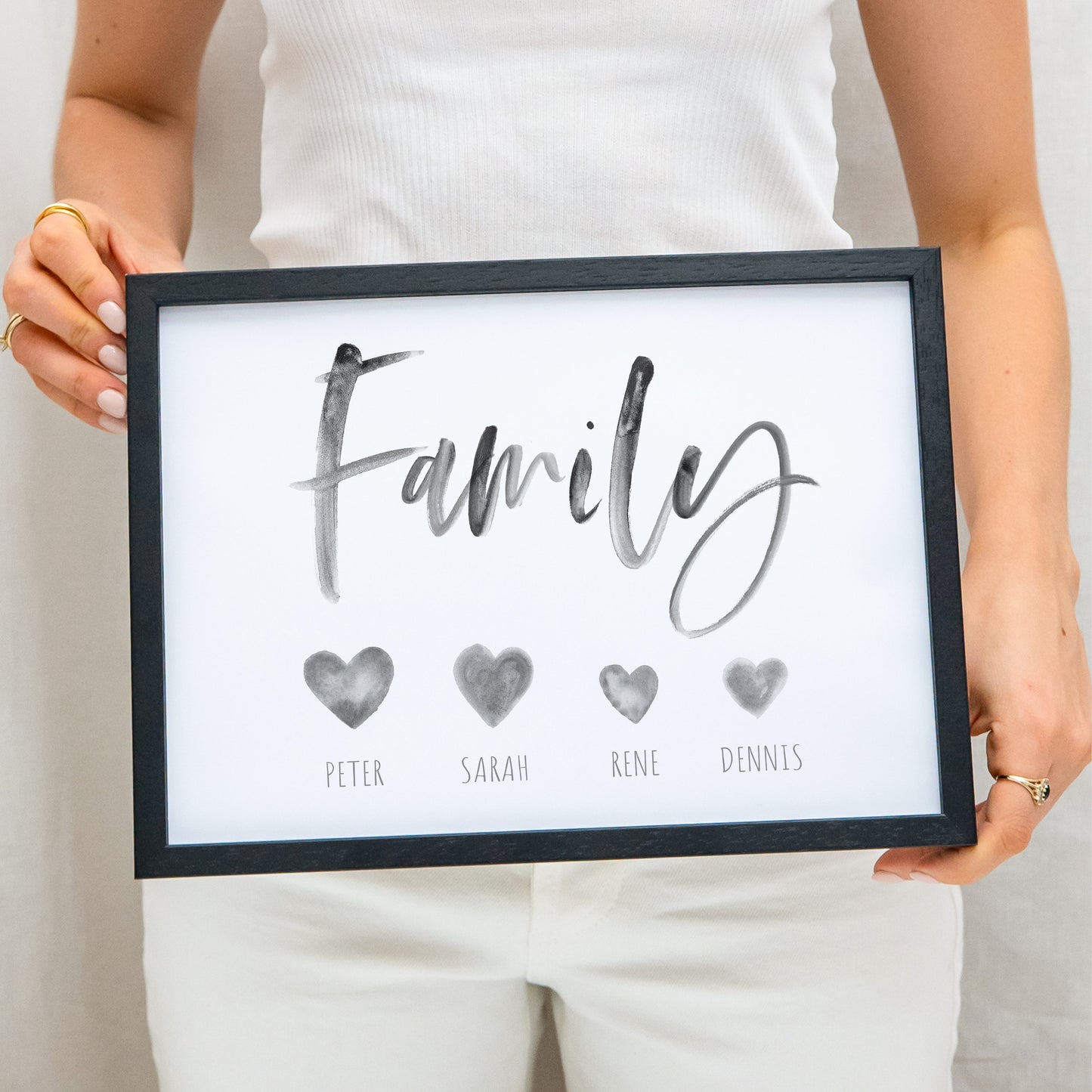 Familienposter Familie Poster Family Personalisiertes Geschenk Für Die Familie