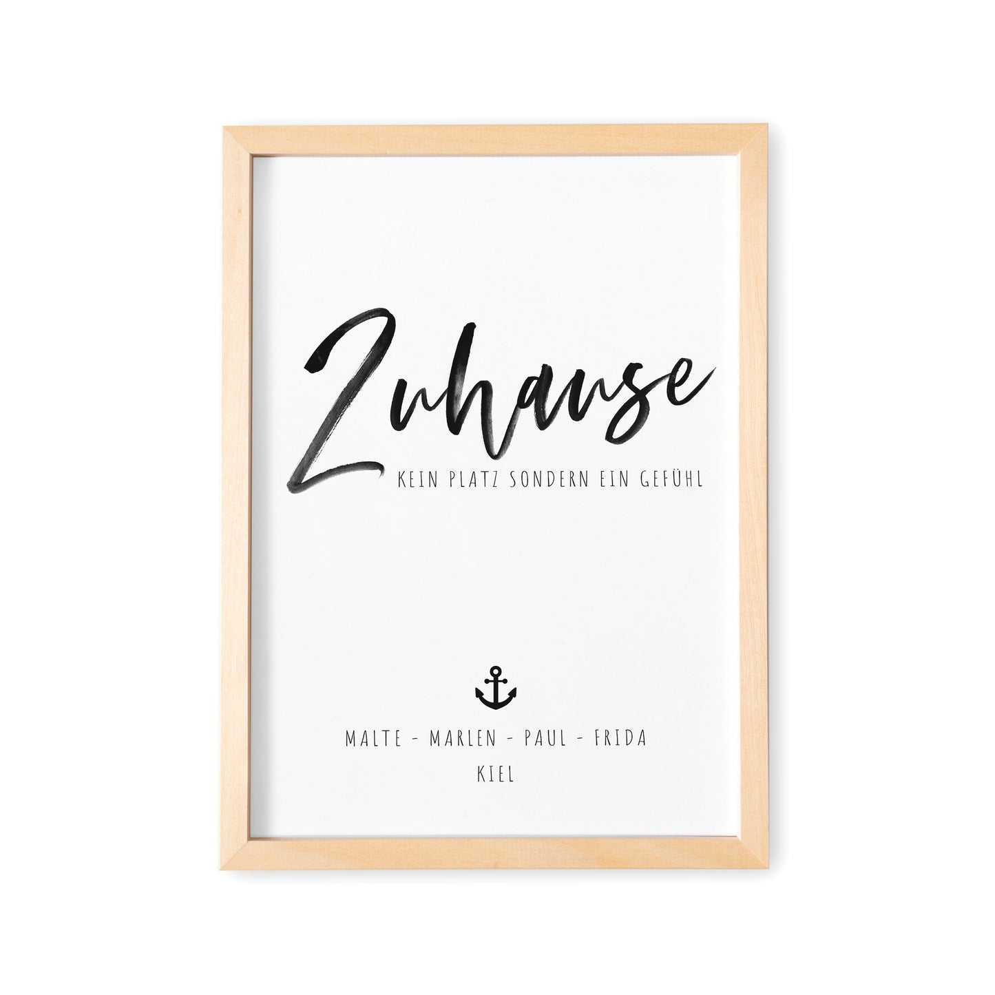 Poster Familie Personalisiert Zuhause Familienposter Zu Hause Geschenk