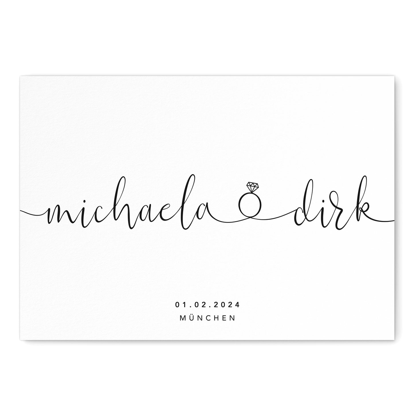 Personalisiertes Bild Zur Hochzeit Hochzeitsposter Hochzeitsgeschenk