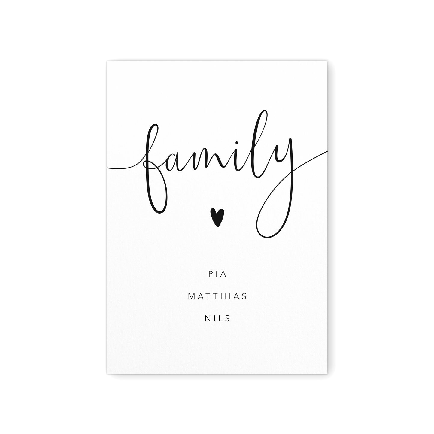Familienposter Personalisiertes Family Poster Bild Deko Geschenk Für Familie