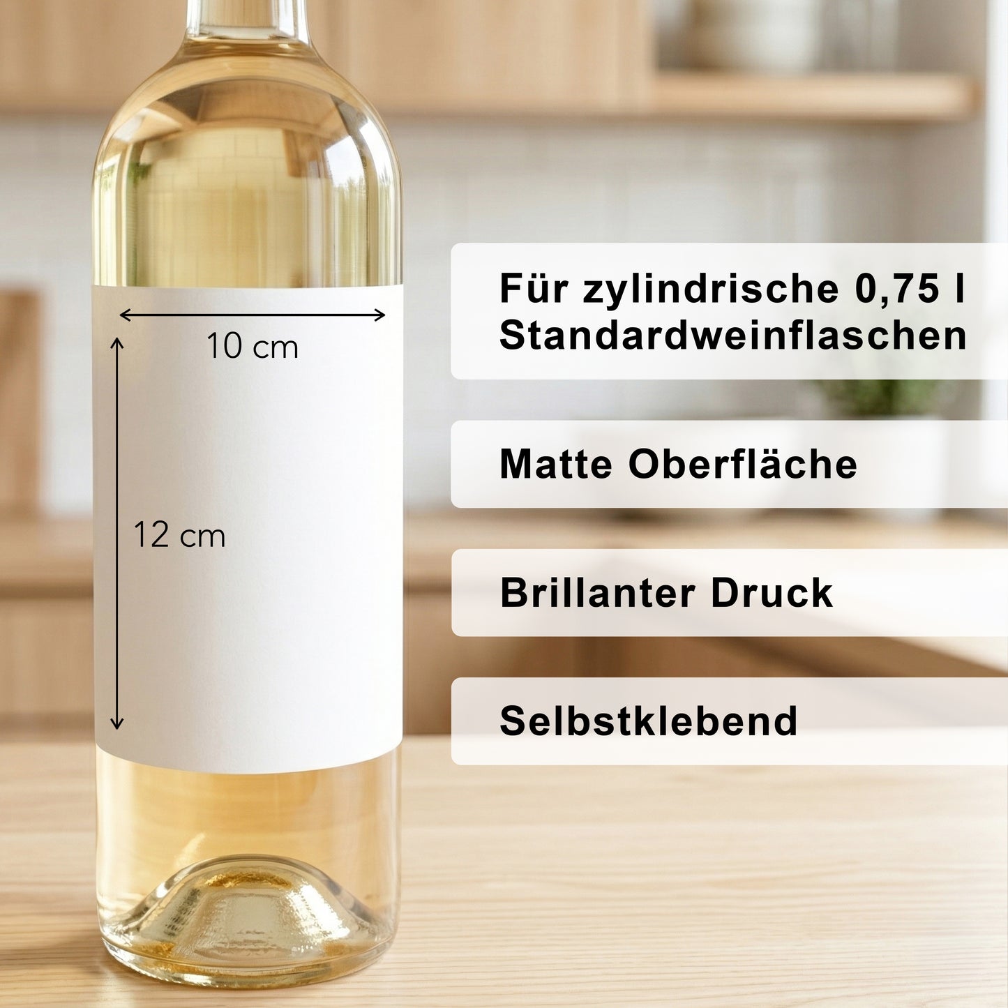 Flaschenetiketten zur Hochzeit "Wildblumen Kranz" personalisierbare Weinetiketten Hochzeitsgeschenk Weinflaschenetiketten 2 Stück | 10x12 cm