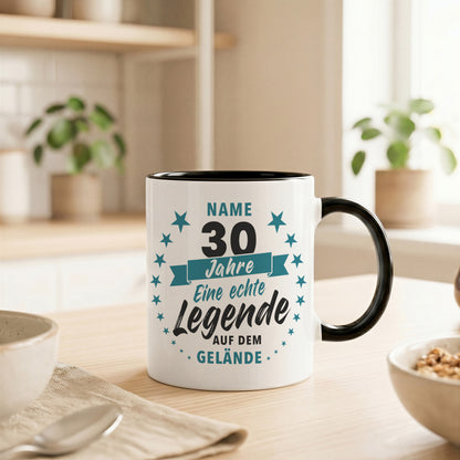 30 Jahre Jubiläum Firma Tasse mit Namen zum Dienstjubiläum Geschenk für 30 jähriges Firmenjubiläum