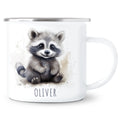 Emaille Tasse Tiere personalisiert