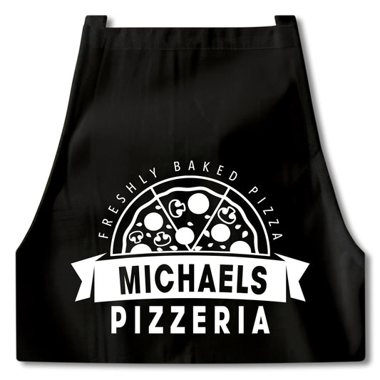 Pizza Schürze personalisiert Kochschürze für Pizzabäcker Pizzeria Geschenk
