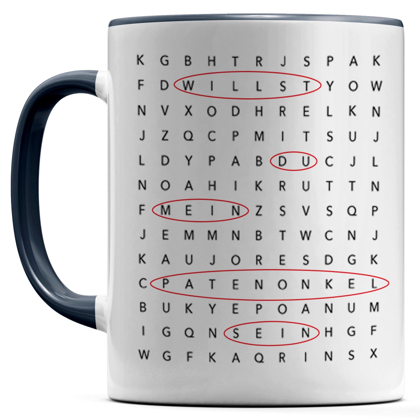 DEL MÀ Unique & Personal Keramiktasse für Patenonkel frage Willst du mein Patenonkel sein Keramiktasse 330 ml
