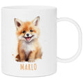Bruchsichere Kindertasse leichte Kunststoff Tasse mit Henkel für Kindergarten, Fuchs