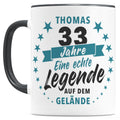 Jubiläum Firma Tasse mit Namen zum Dienstjubiläum Geschenk für Firmenjubiläum