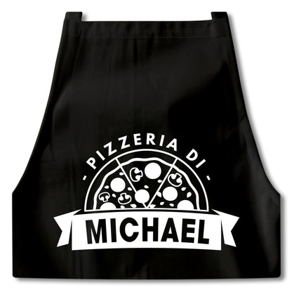 Pizza Schürze personalisiert Kochschürze für Pizzabäcker Pizzeria Geschenk