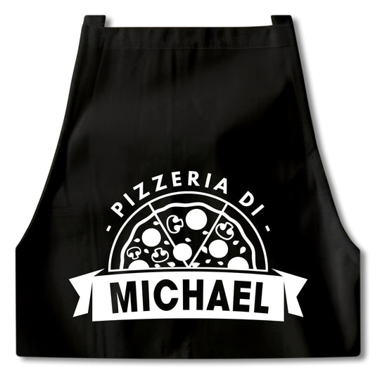 Pizza Schürze personalisiert Kochschürze für Pizzabäcker Pizzeria Geschenk