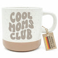 Cool Moms Club Mama Steingut Tasse Muttertagsgeschenk mit Gravur Sohn Tochter Mutter Geschenk zum Muttertag Kaffeebecher Kaffeetasse