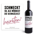 Verlobungsgeschenk Weinetiketten personalisiert Geschenk zur Verlobung Hochzeitsplanung