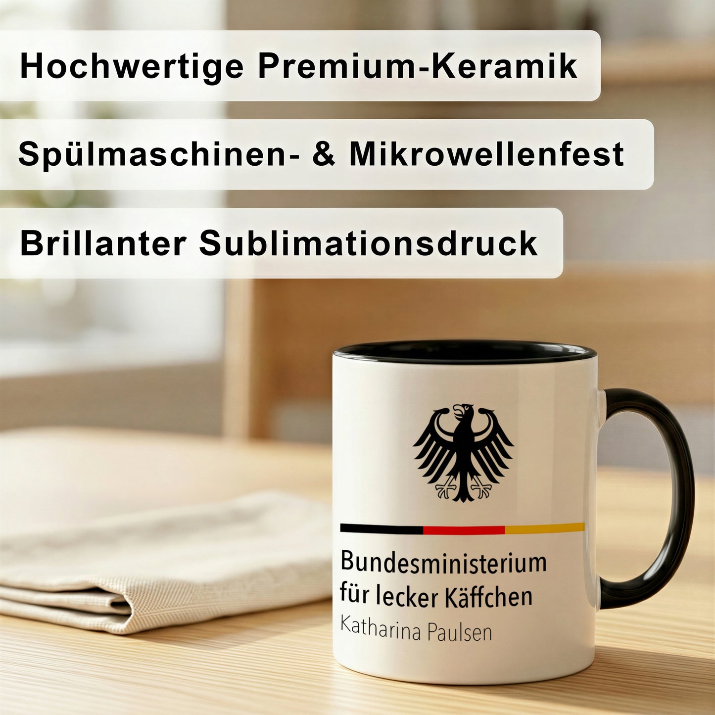 Tasse "Bundesinstitut für leckere Käffchen"