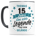 15 Jahre Jubiläum Firma Tasse mit Namen zum Dienstjubiläum Geschenk für 15 jähriges Firmenjubiläum