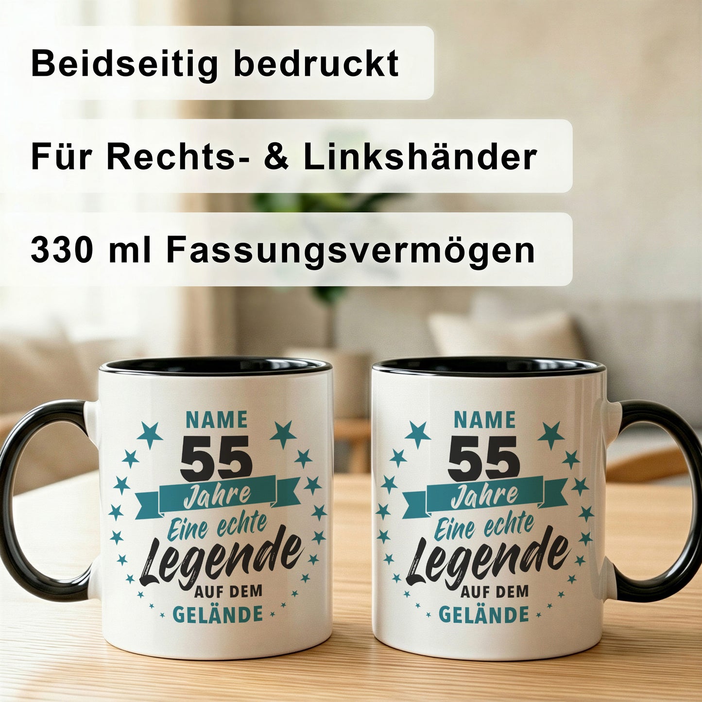 Jubiläum Firma Tasse mit Namen zum Dienstjubiläum Geschenk für Firmenjubiläum