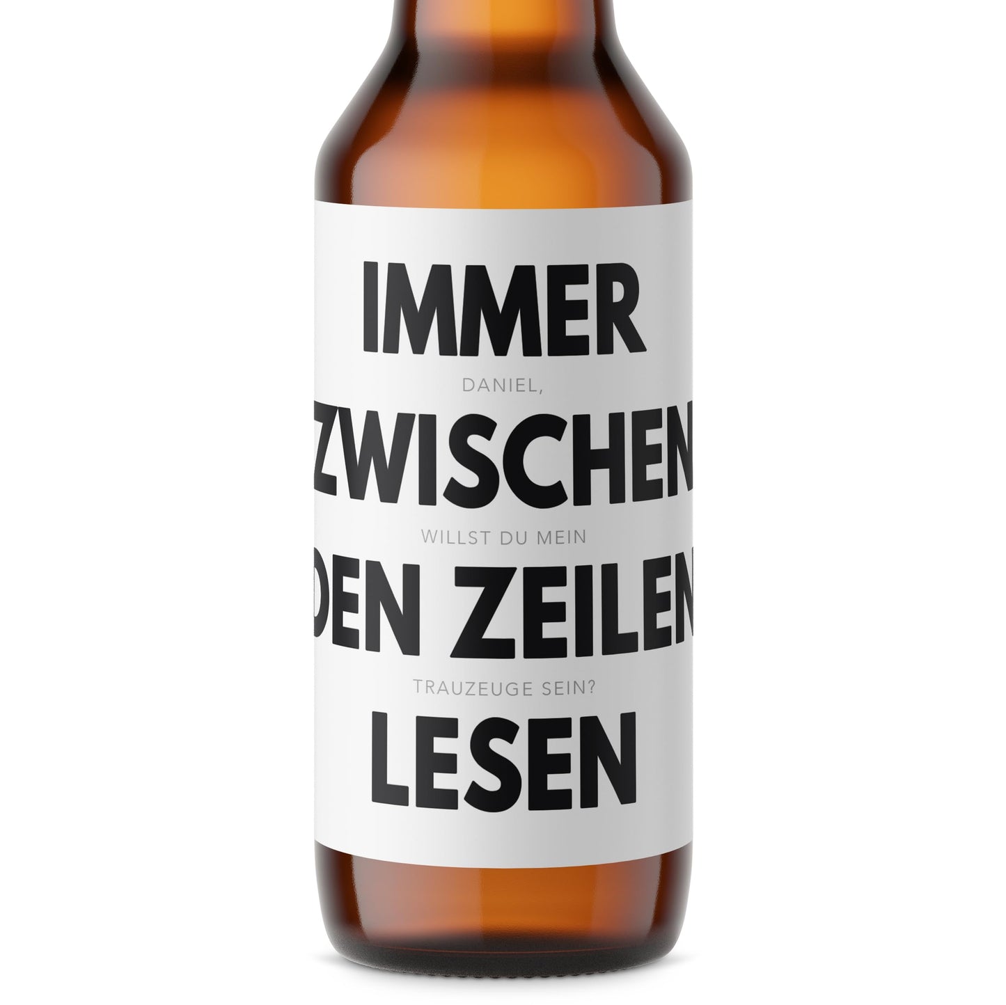 Willst du mein Trauzeuge sein Mann Bierflaschen Etikett personalisiert lustiges Bier Geschenk Trauzeuge fragen Flaschenetikett Bieretiketten 2 Stück | 9x9 cm