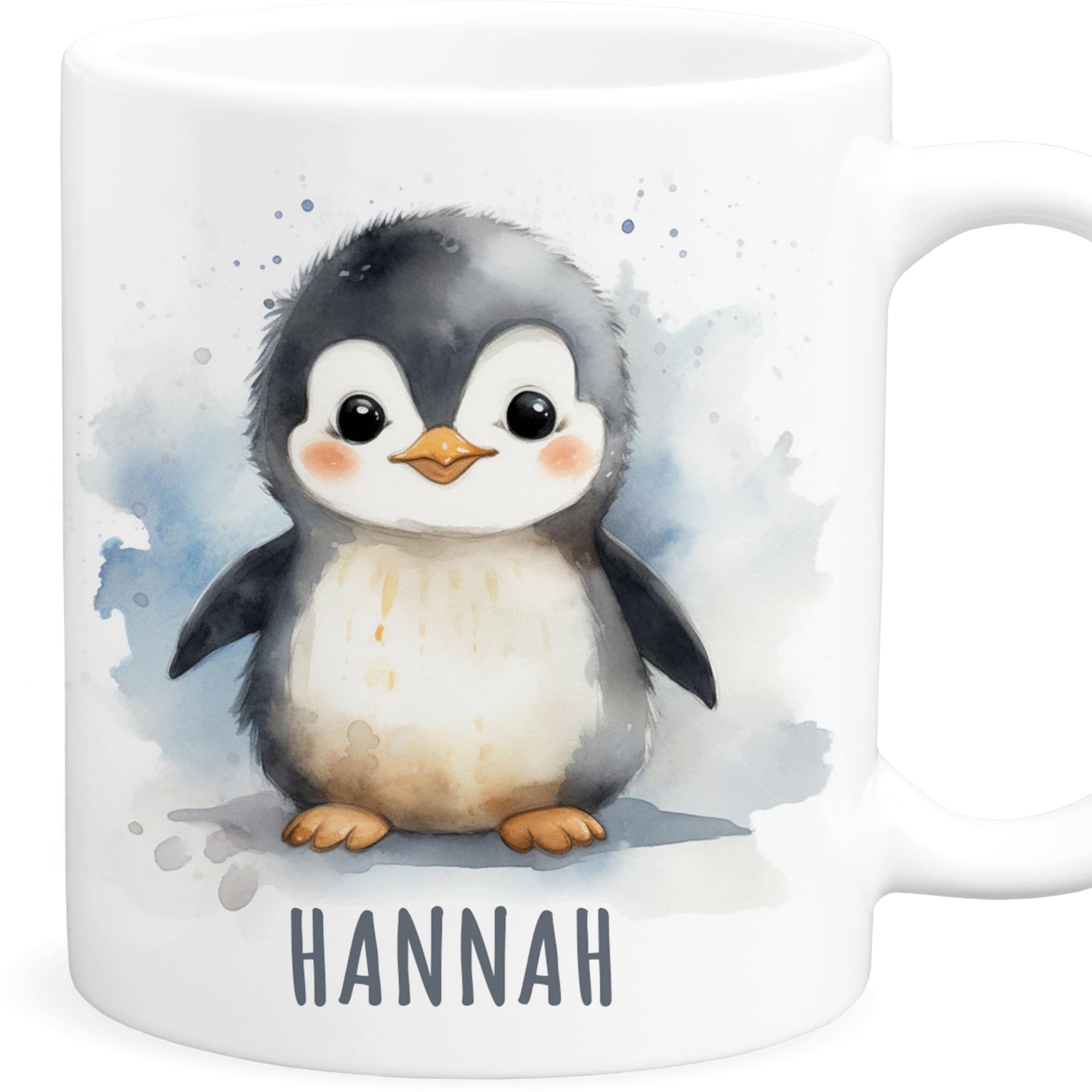 Pinguin Kindertasse Namen Tasse