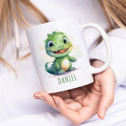 Dino Kindertasse Namen Dinosaurier Tasse