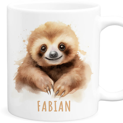 Faultier Kindertasse Namen Faultiertasse