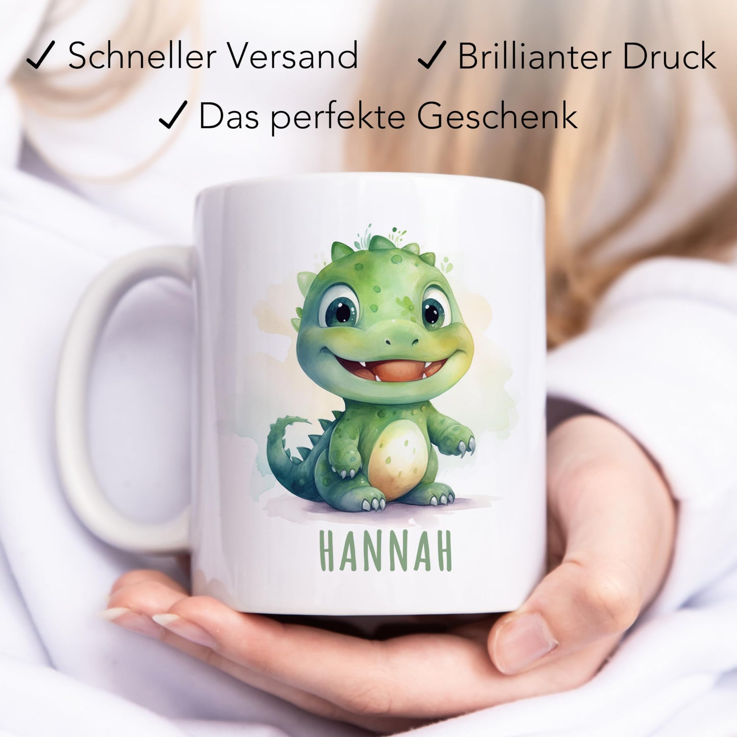 Dino Kindertasse Namen Dinosaurier Tasse