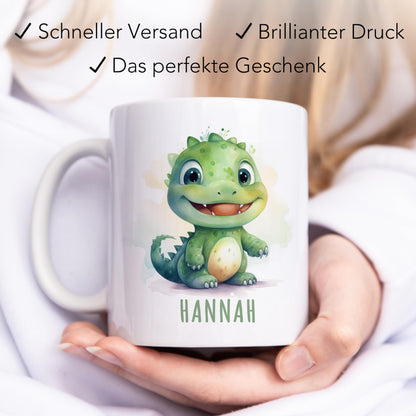Dino Kindertasse Namen Dinosaurier Tasse