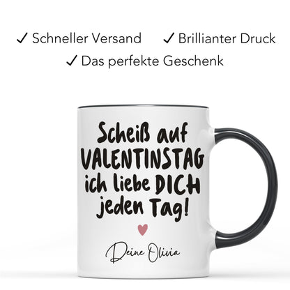 Valentinstagsgeschenk Mann Bieretiketten "Valentinstag"