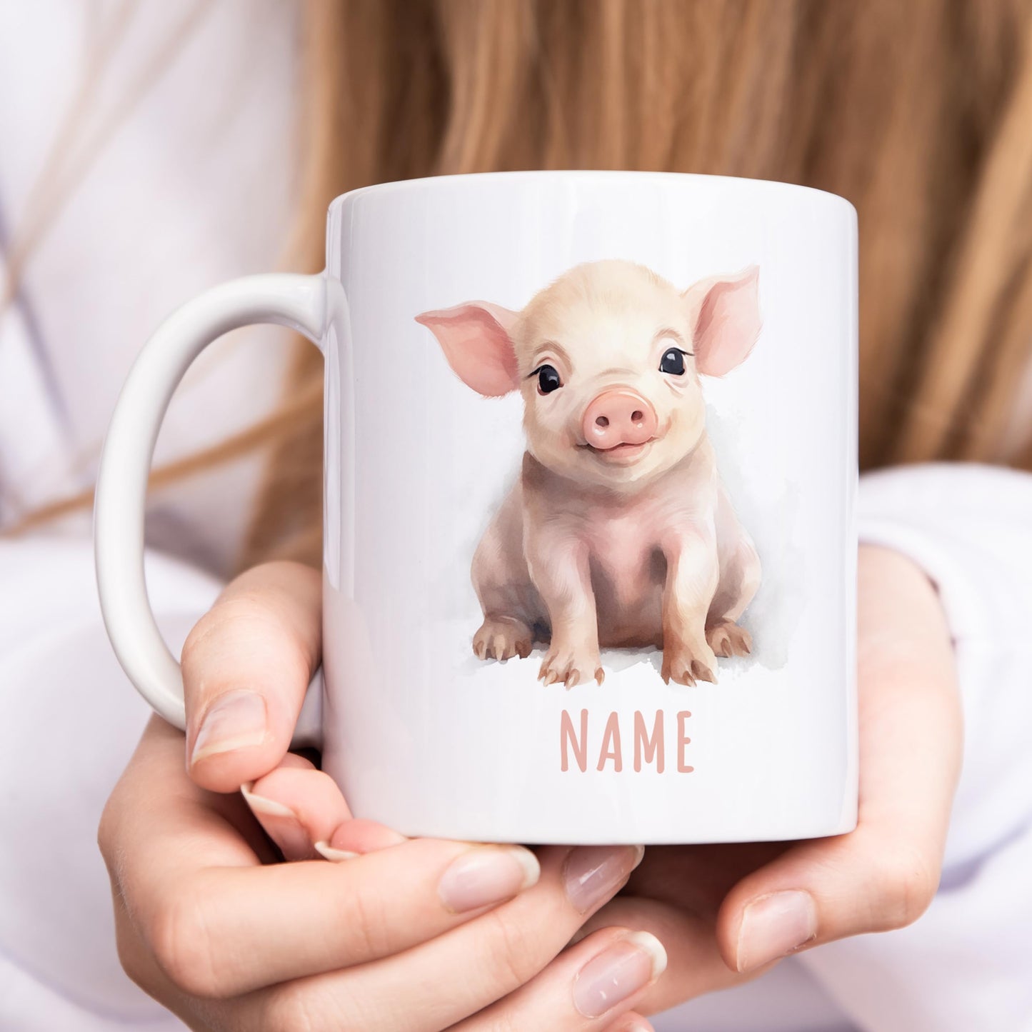 Schwein Kindertasse Namen Tasse