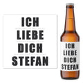 "Willst du mein Trauzeuge sein" Bieretiketten