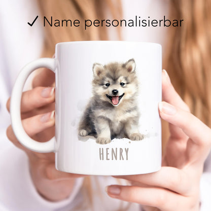 Wolf Kindertasse Namen Tasse