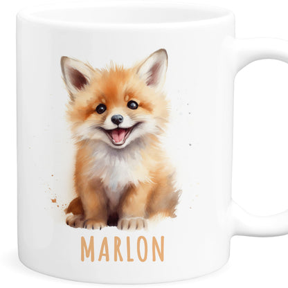 Fuchs Kindertasse Namen Tasse