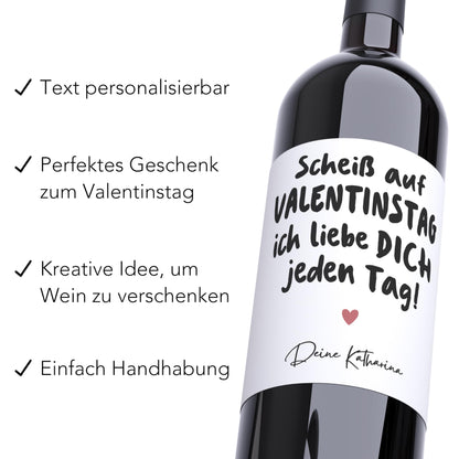 Valentinstagsgeschenk ihn Weinetiketten