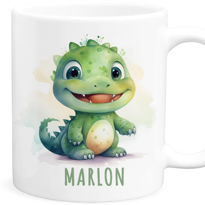 Dino Kindertasse Namen Dinosaurier Tasse