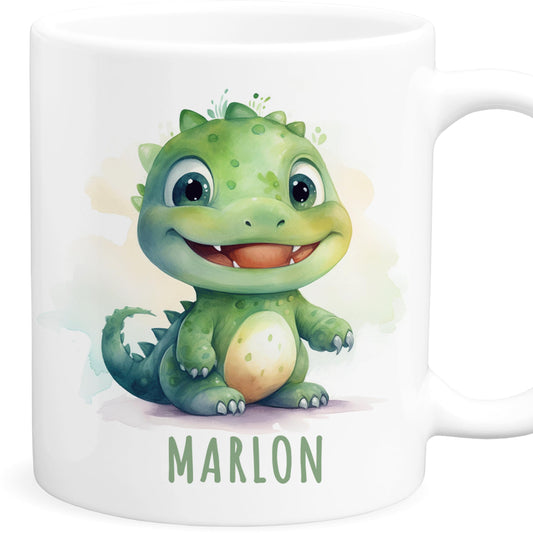 Dino Kindertasse Namen Dinosaurier Tasse