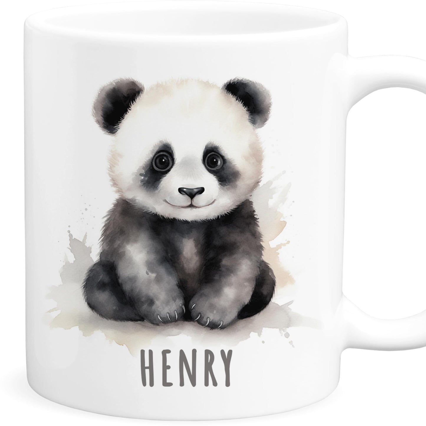 Panda Kindertasse Namen Tasse
